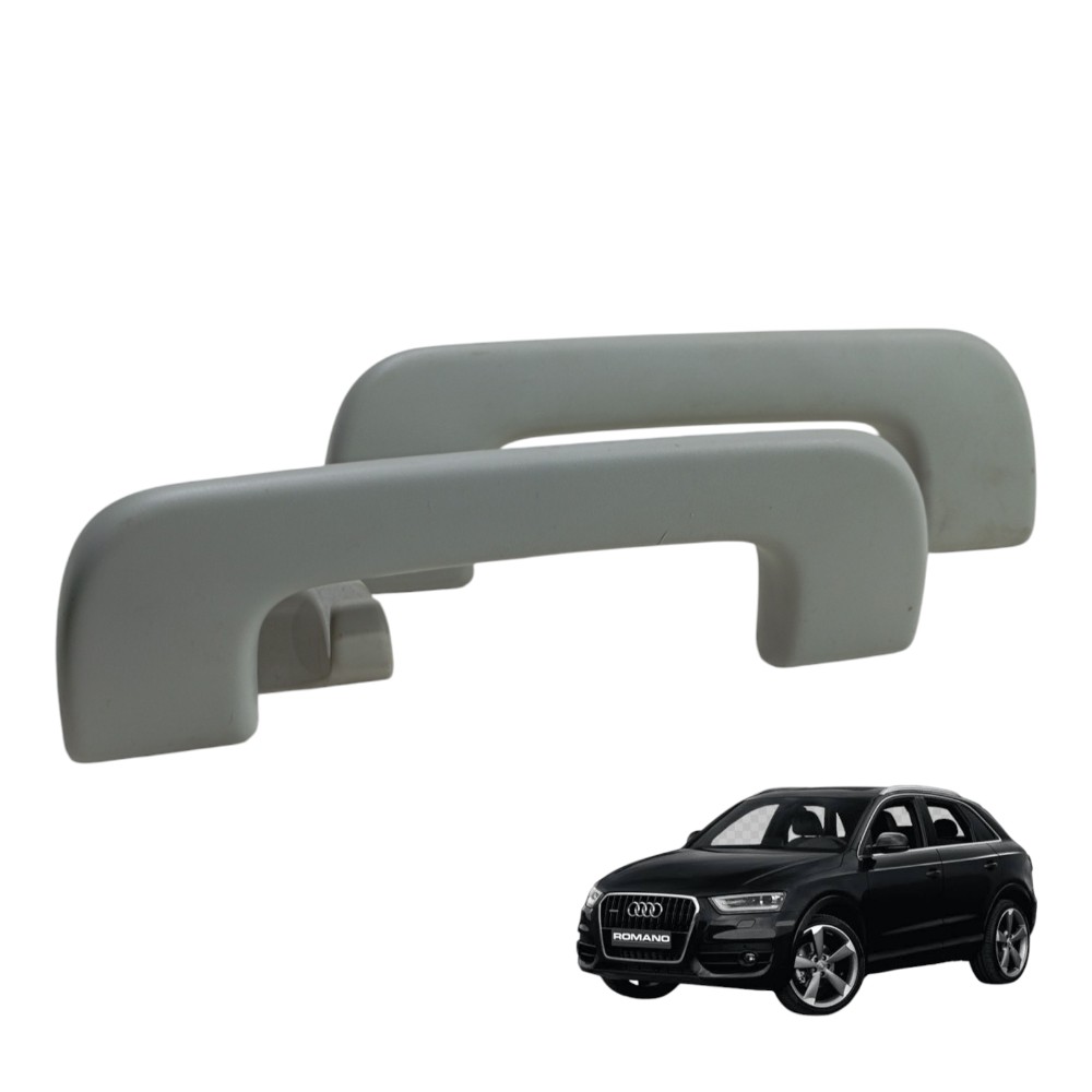 Kit Alça Teto Traseiro Audi Q3 2.0 Turbo 2014 Cod 8r0857607h Cinza