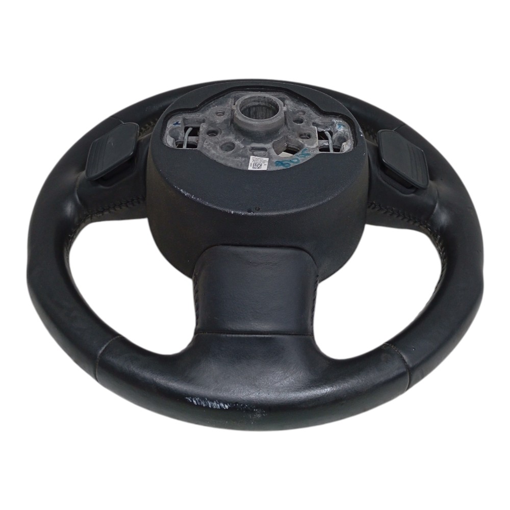 Volante Direção Com Comandos Audi A1 1.4 Tfsi 2012 2013 2014 Preto 9