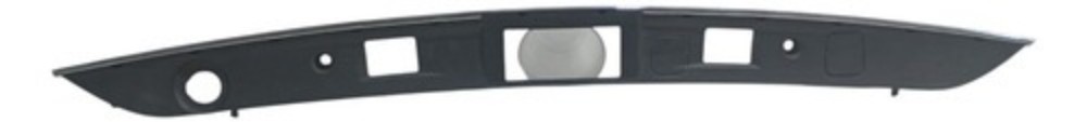 Moldura aplique luz de placa Mercedes benz c180 1.6 T 2014 5