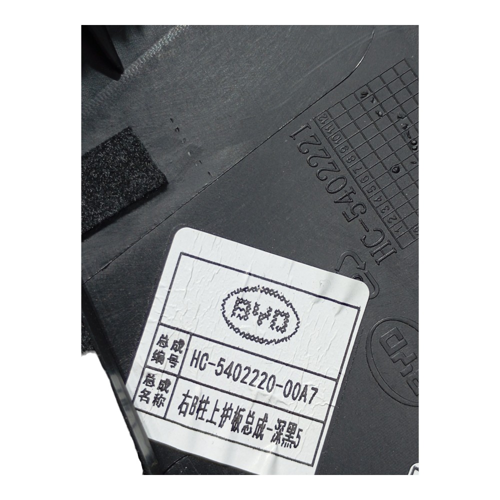 Par Acabamento Superior Coluna Central Byd Han Dolphin Mini 2023 3