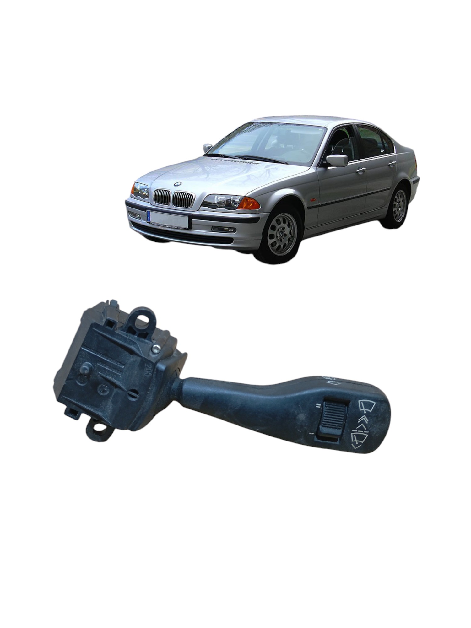 Comando Chave De Seta Limpador Bmw 320i 2.2 2002 Cod 8363664