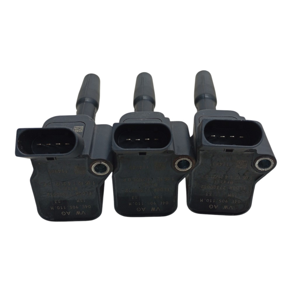 Kit Jogo Bobina De Ignição Vw Nivus Golf Jetta Polo 1.0 2021 3