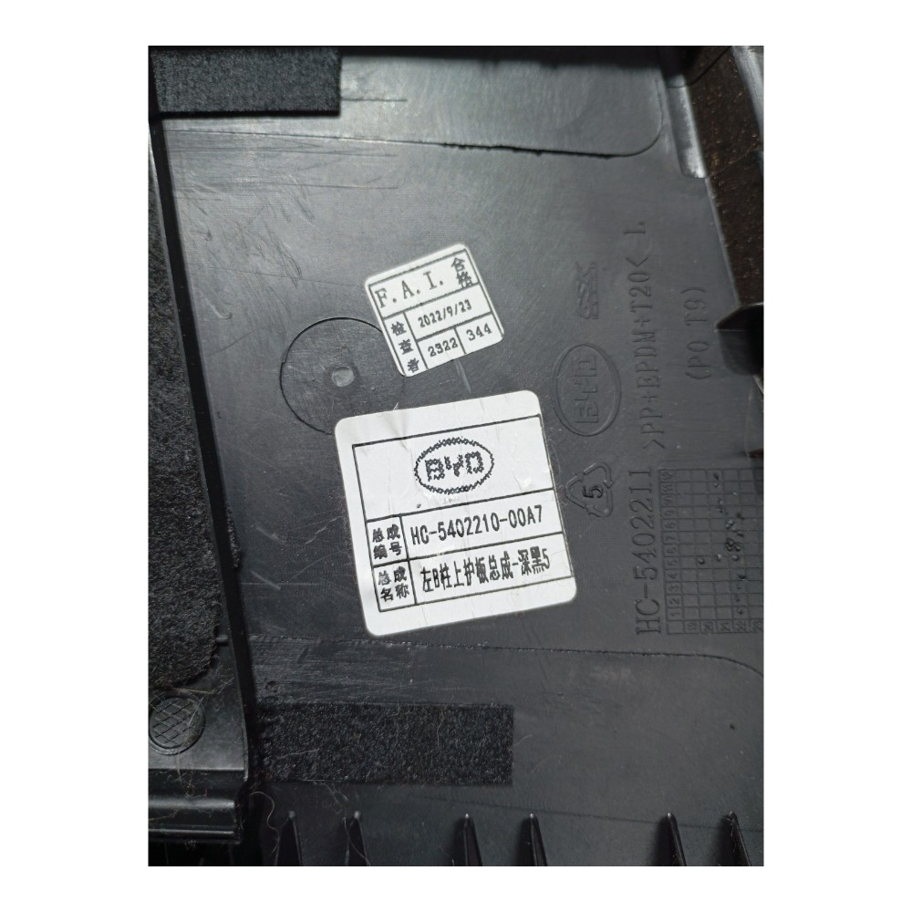 Par Acabamento Superior Coluna Central Byd Han Dolphin Mini 2023 4