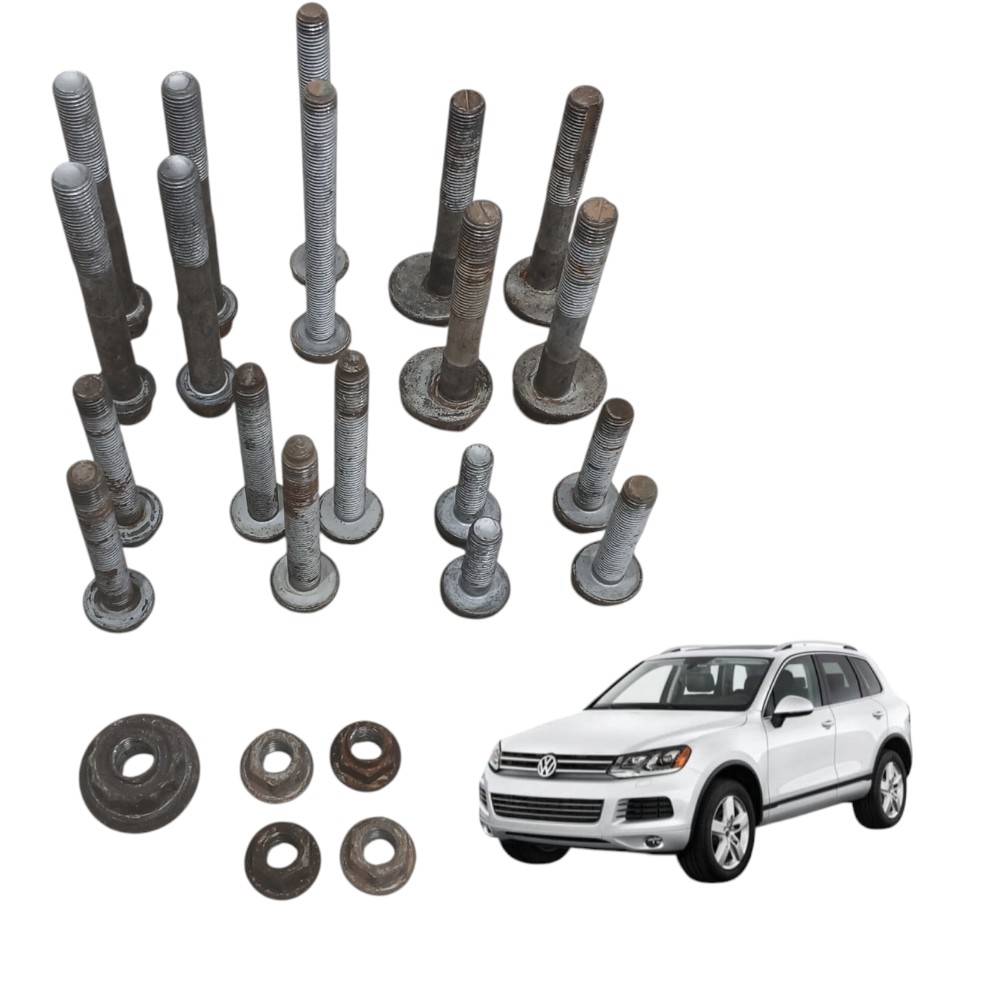 Kit jogo parafuso braço suspensão diant vw touareg 4.2 2013 6