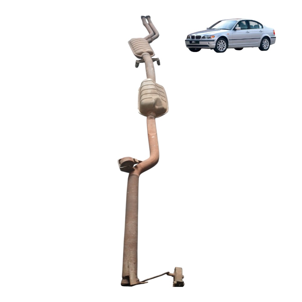 Escapamento Abafador Traseiro Bmw 323i 2.5 1999 2000 E46