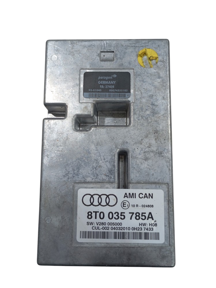 Modulo Central Interface Audi Q5 2.0 Turbo 2010 8t0035785a 3
