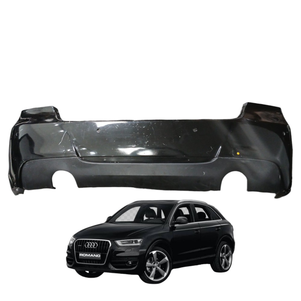 Parachoque Traseiro Com Detalhe Audi Q3 2.0 Turbo 2013 2014 1