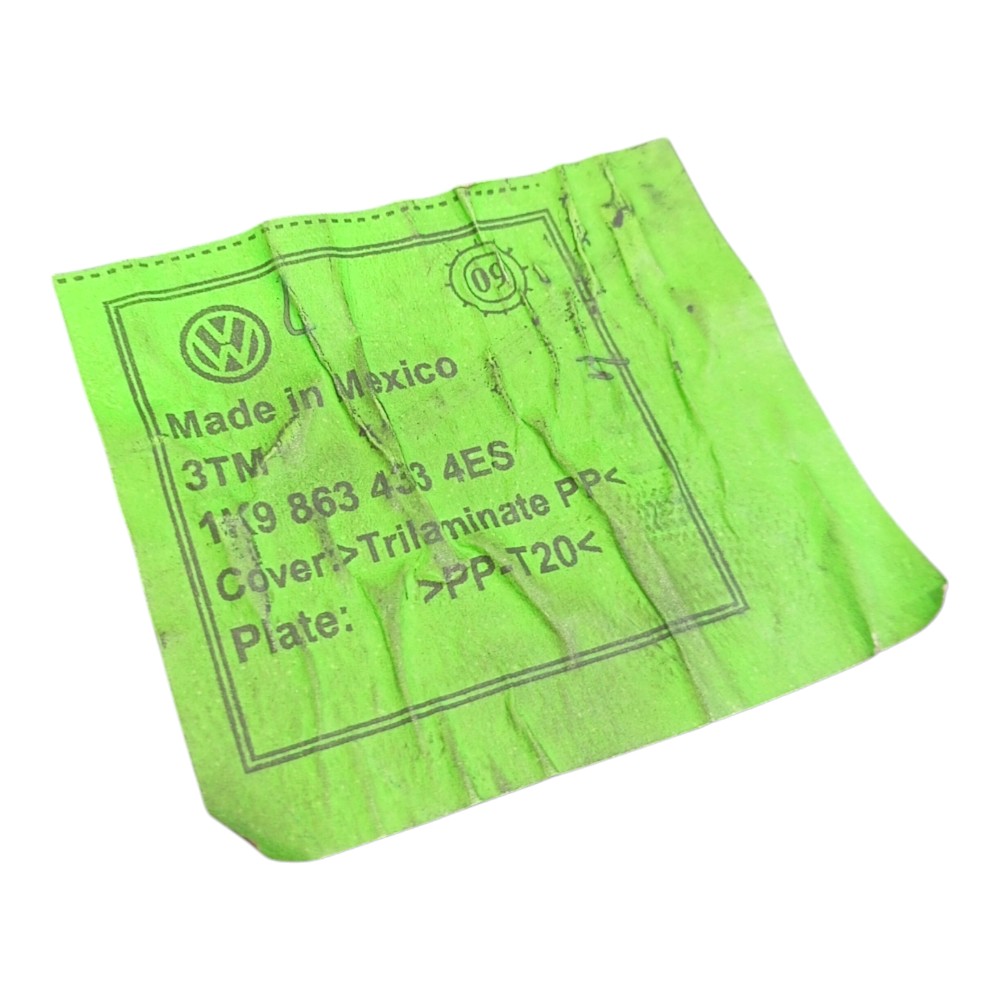 Tampão Fundo Porta Malas Vw Jetta Variant 09 Cod-1k9863433 Preto 2