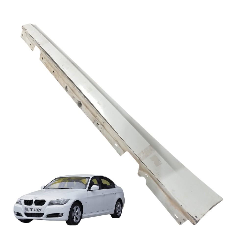 Spoiler Lateral Esquerdo Bmw 320i 2.0 E90 2010 Branco