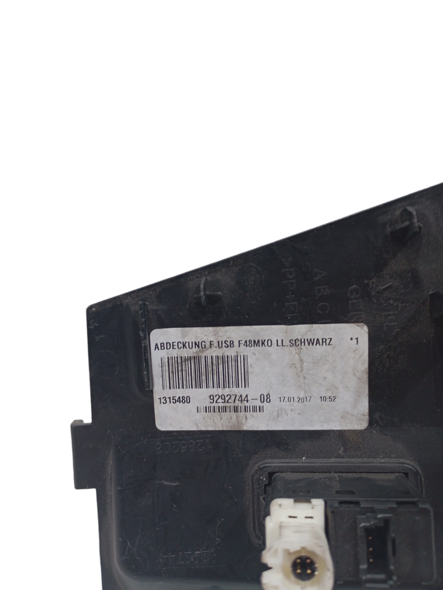 Moldura Entrada Usb Auxiliar Console Bmw X1 2.0 2017 9292744 5