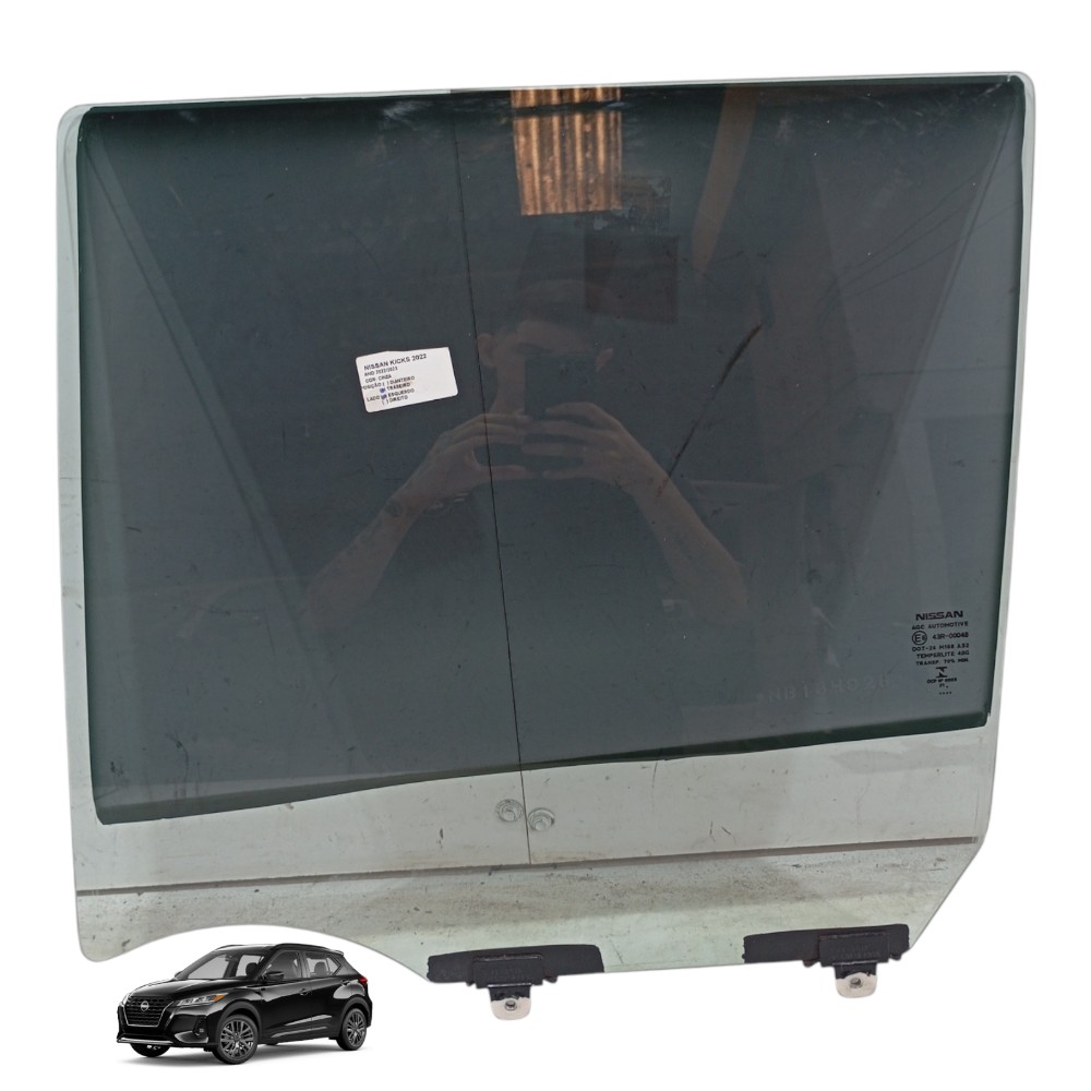Vidro Porta Traseira Esquerda Nissan Kicks 1.6 2022