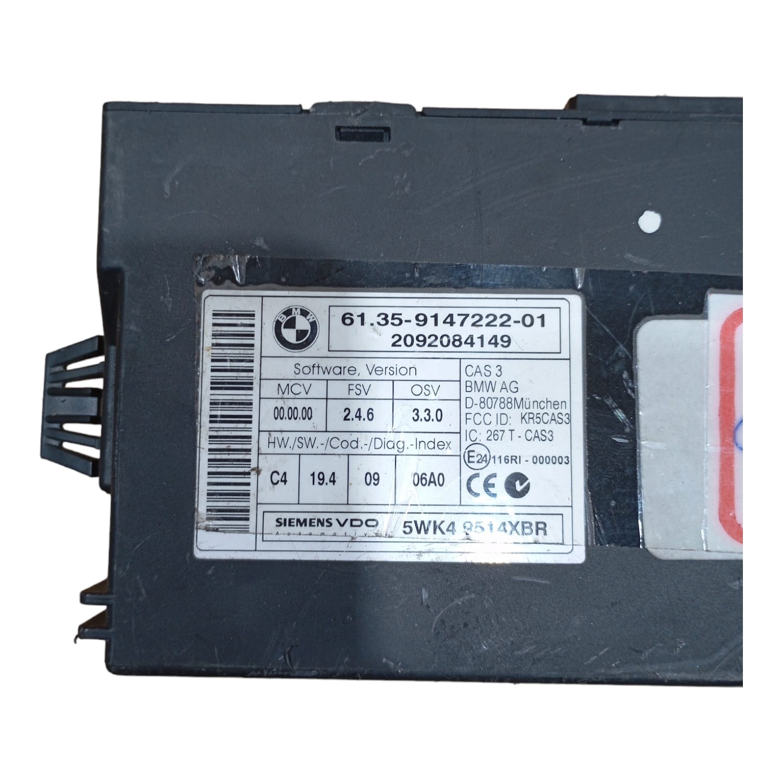 Módulo Central Conforto Bmw X6 4.4 V8 2010 E71 Cod 914722201 6