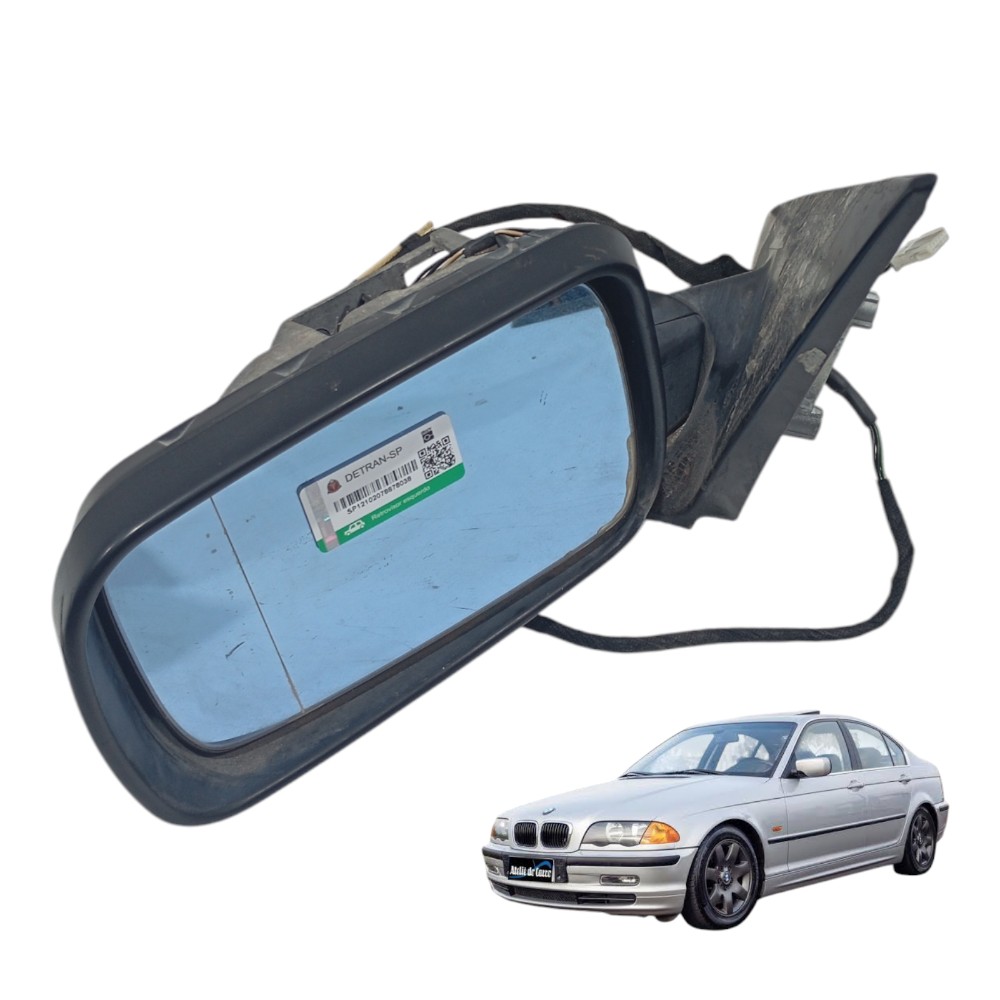 Retrovisor Esquerdo Elétrico Sem Capa Bmw 320i 1999 1