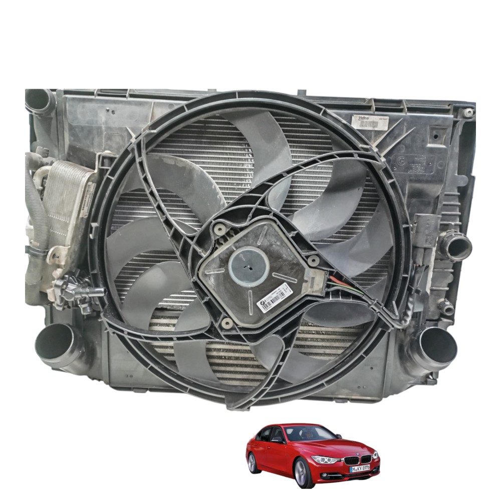 Kit Radiador Condesador Ventoinha Bmw 320i 2012 2018 N20 F30