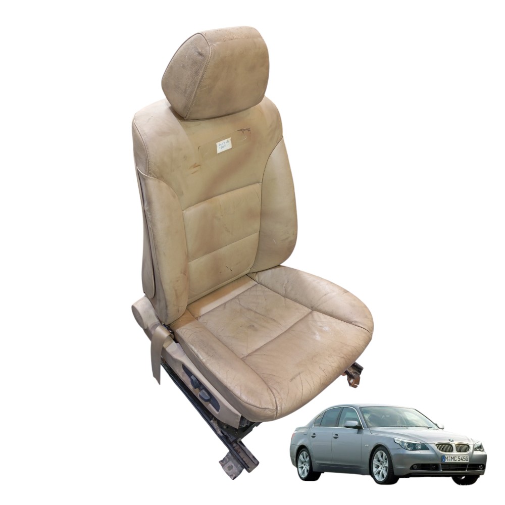 Banco Passageiro Bmw 545i 2004 Caramelo