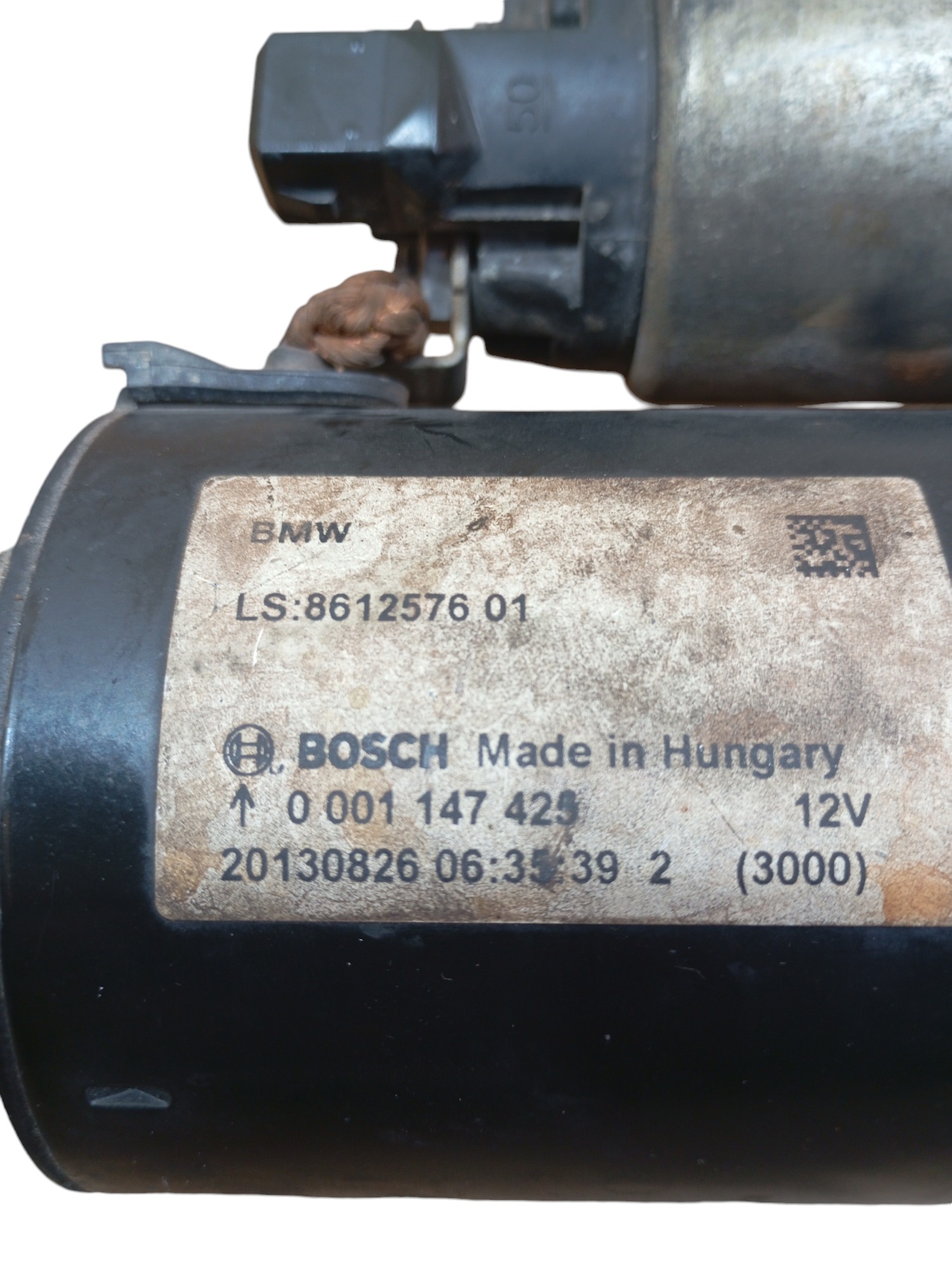 Motor De Arranque Bmw 320i N20 2.0 2013 Cod861257601 6