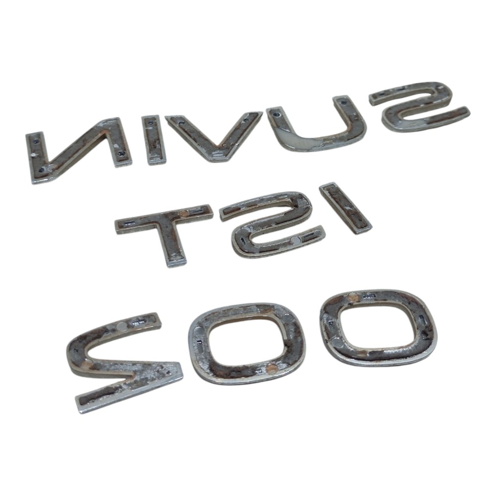 Emblema Letras Tampa Traseira Volkswagen Nivus 1.0 T 2021 5