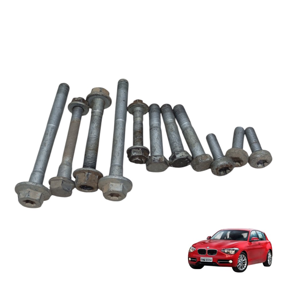 Kit Jogo Parafuso Agregado Dianteiro Bmw 118i 1.6 Turbo 2014