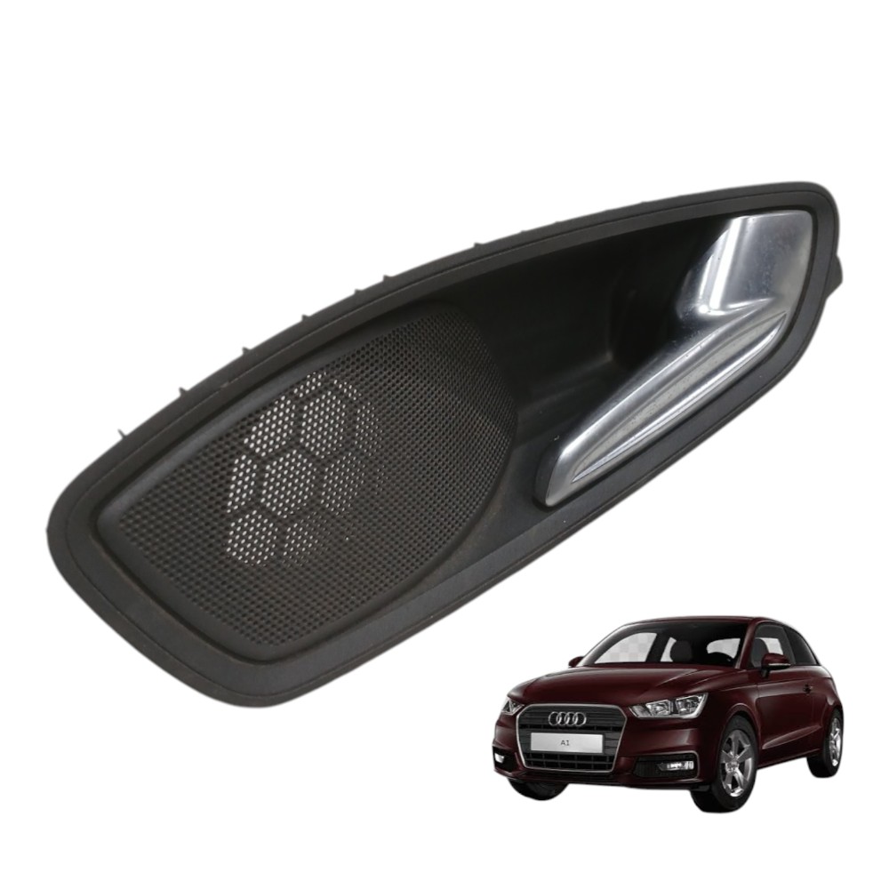 Maçaneta Interna Traseira Direita Audi A1 Tfsi 2013 2014 Preto Traseira