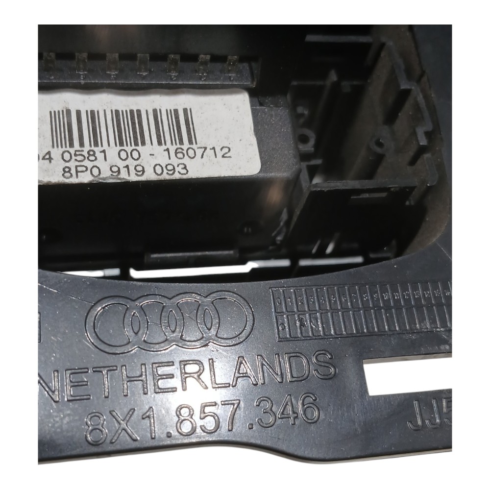 Botão Comando Farol De Milha Audi A1 1.4 Tfsi 2013 8×1857346 2