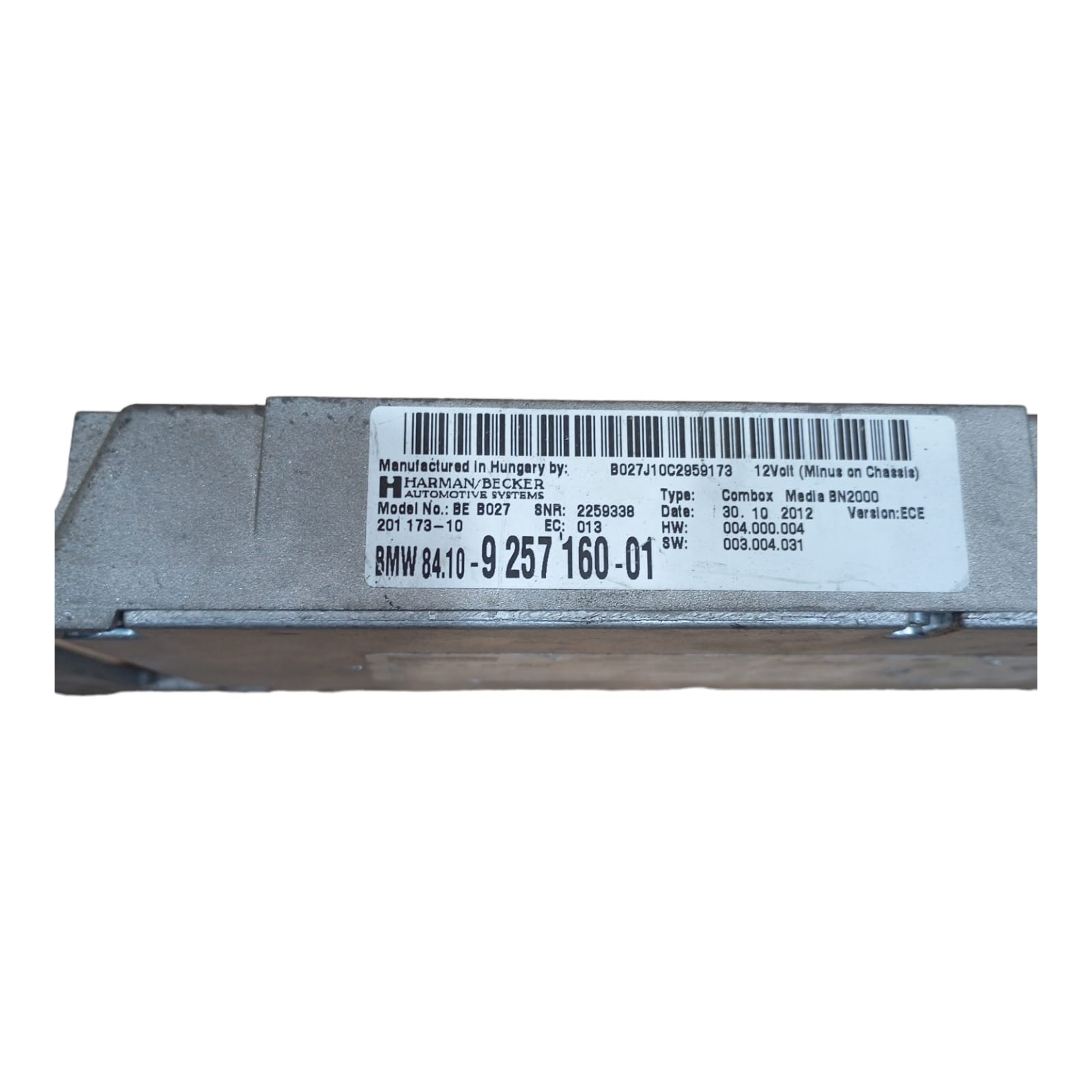 Módulo Central Bluetooth Bmw X1 2.0 2013 2014 2015 925716001 5