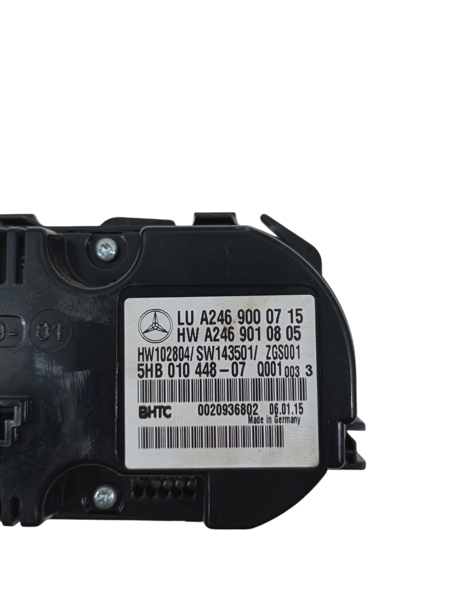 Comando Ar Condicionado Mercedes A250 2015 Cod A2469000715
