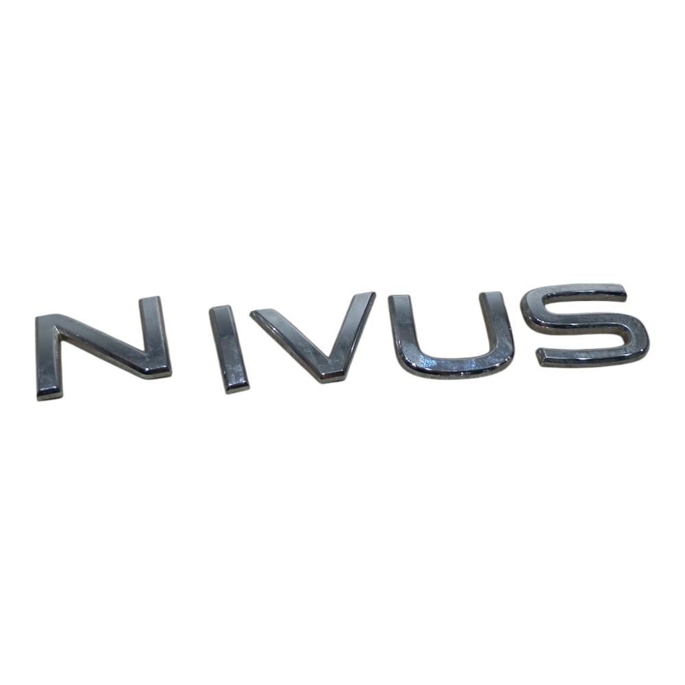 Emblema Letras Tampa Traseira Volkswagen Nivus 1.0 T 2021 2