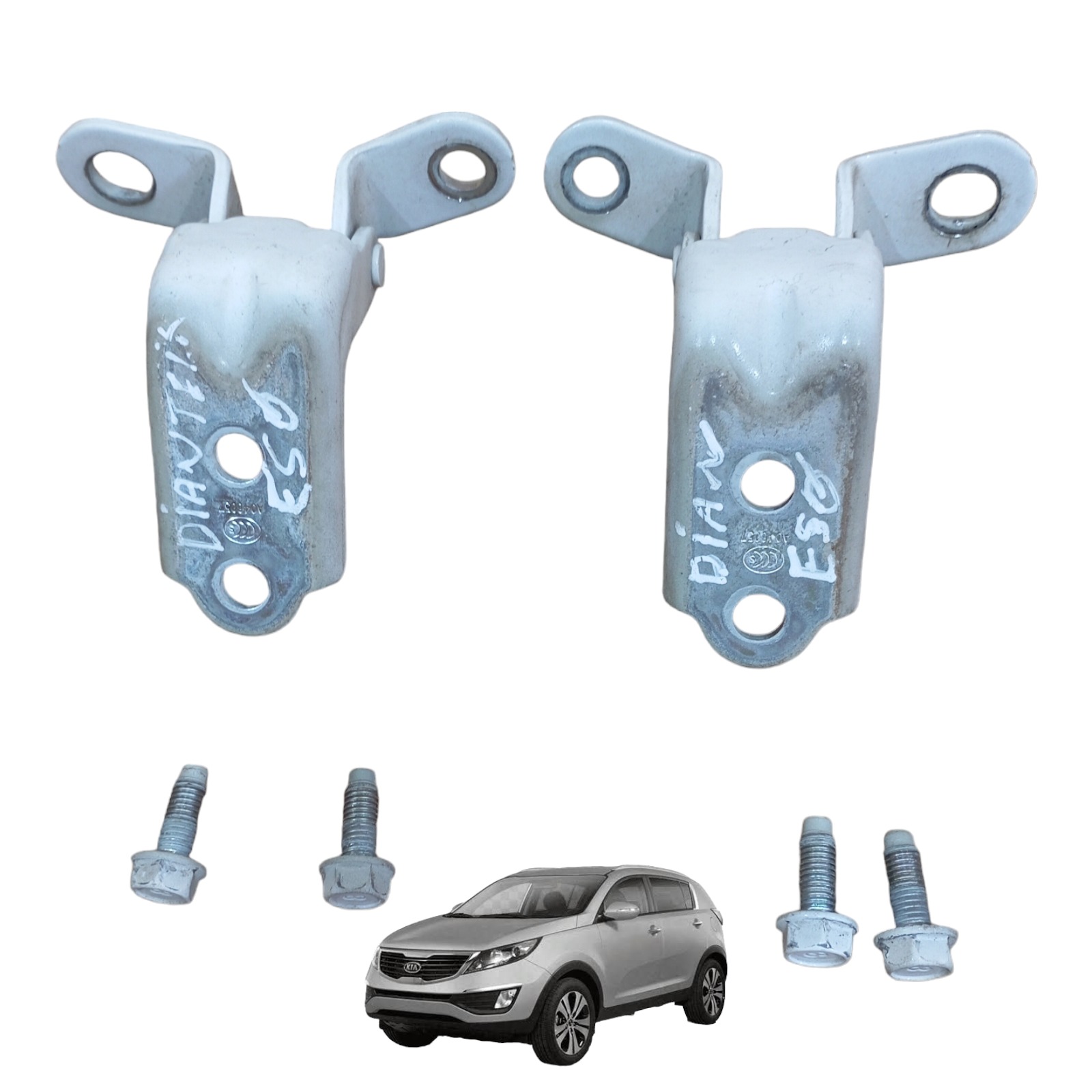 Par Dobradiça Porta Dianteira Esquerda Kia Sportage 2.0 2014