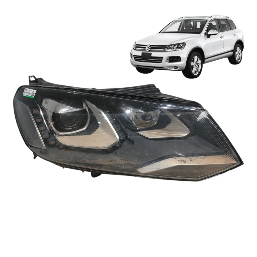 Farol Dianteiro Direito Volkswagen Touareg 4.2 V8 2013 2014 Direito/passageiro 1