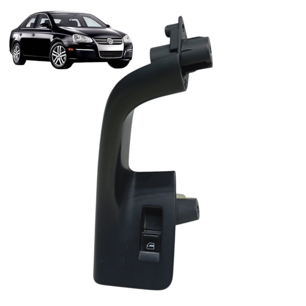 Moldura Botão Vidro Dianteiro Direito Volksw Jetta 2.5 2007 1
