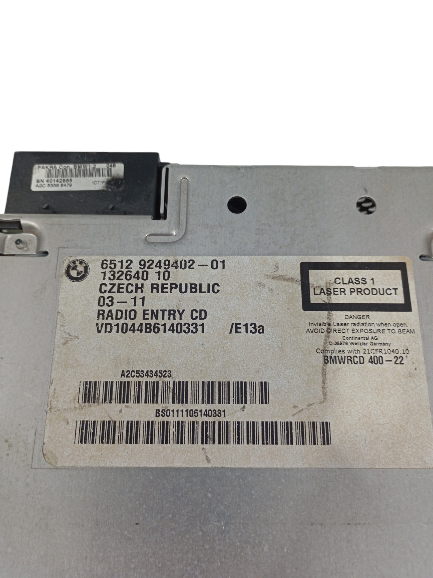 Radio Cd Player Bmw 320i 2015 F30 Cod 13264010 6