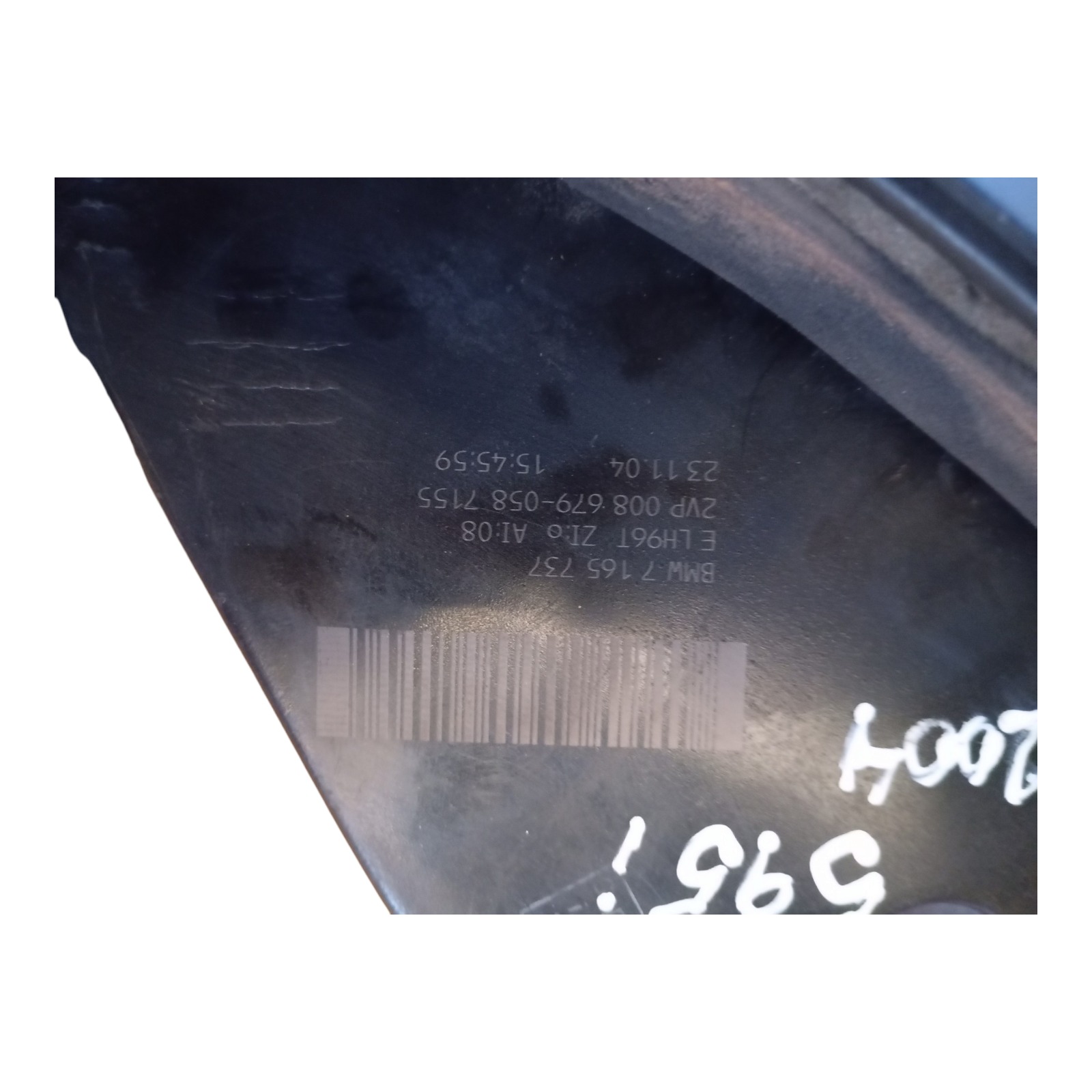 Lanterna Traseira Esquerda Bmw 545i 4.4 V8 2004 Cod 7165737 Esquerdo Transparente 3