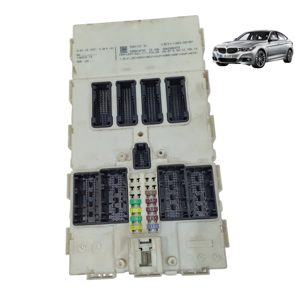 Modulo Central Conforto Fem Bmw 320i Gt Sport 2015 F30 N20