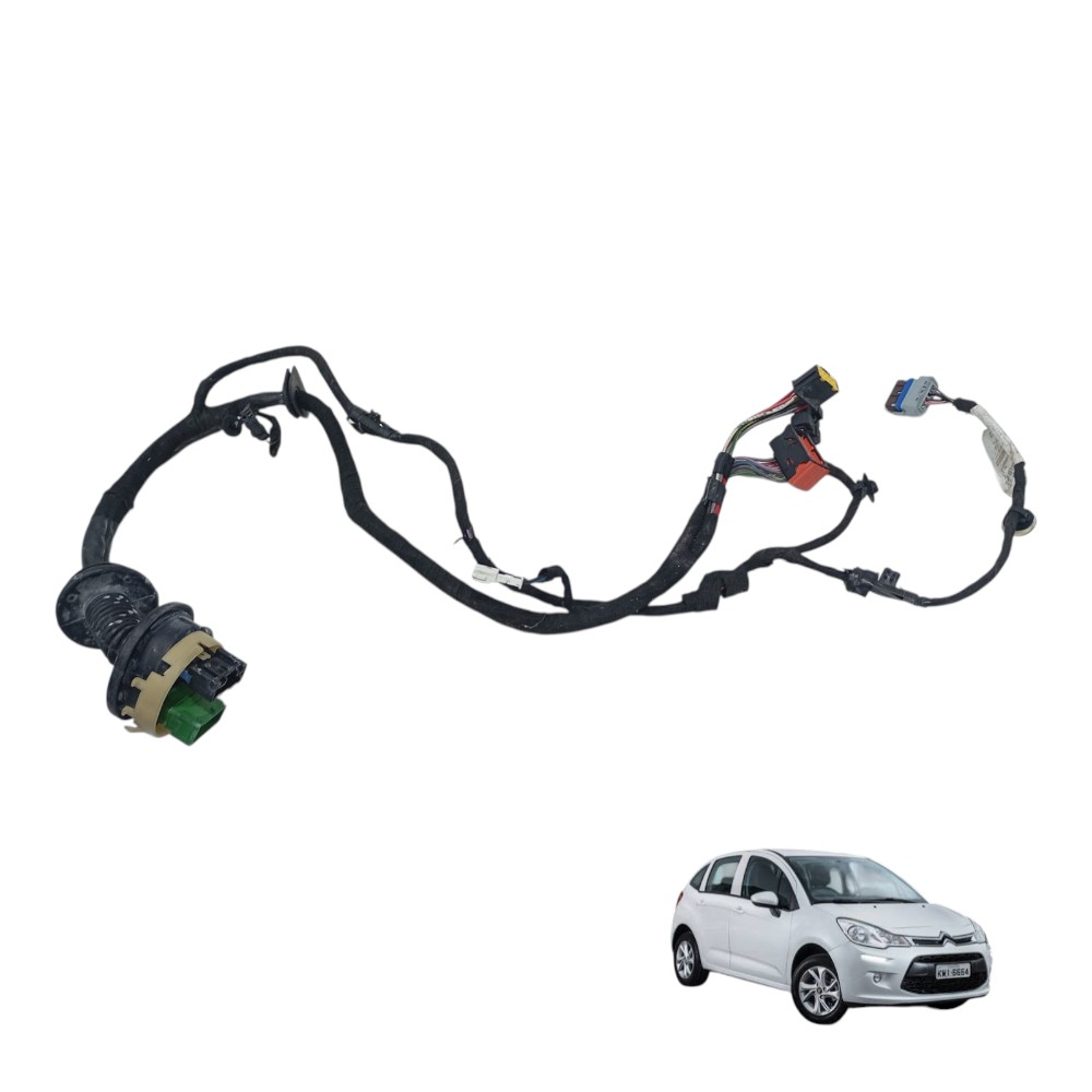 Chicote Porta Dianteira Esquerda Citroen C3 1.5 2014