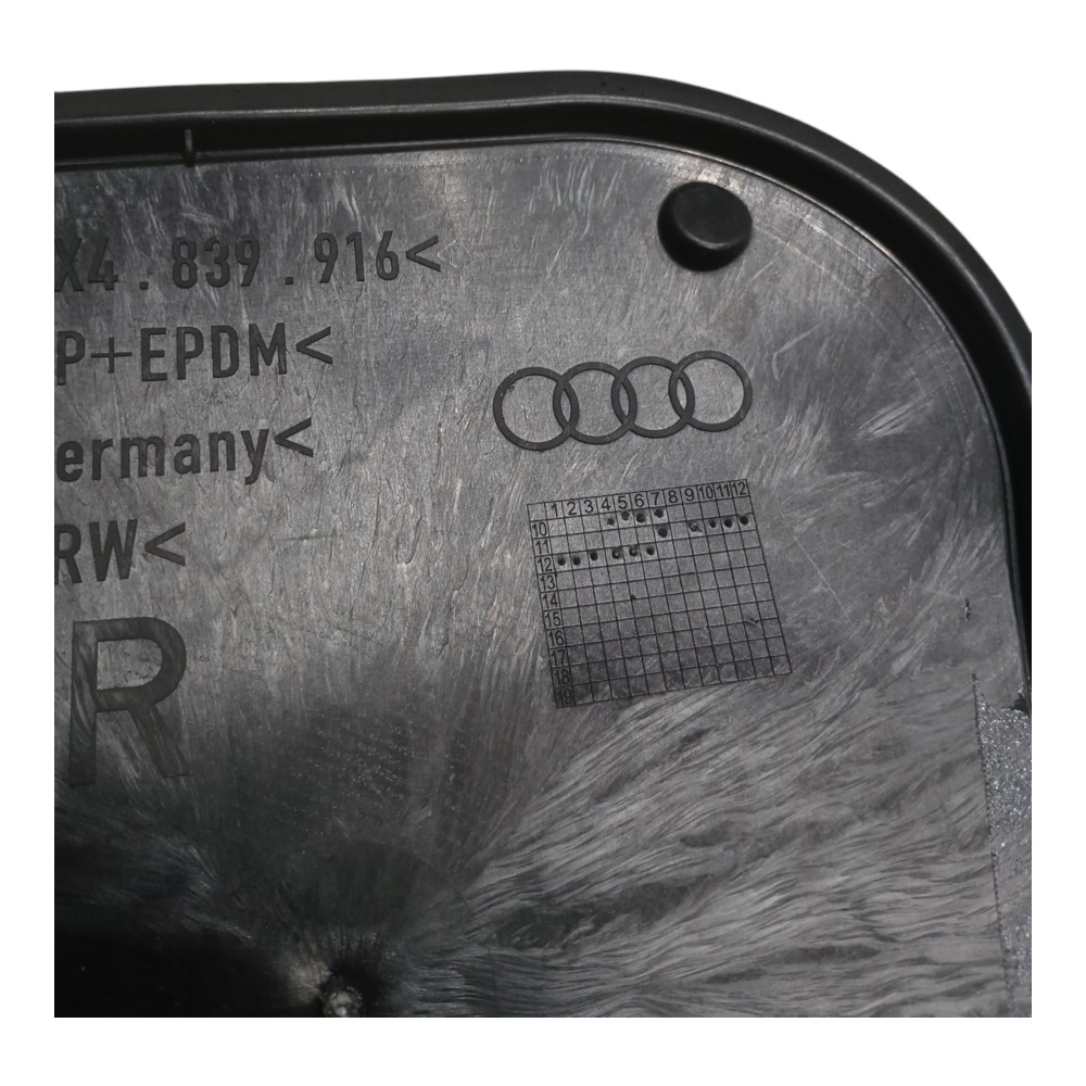 Tampa Interna Porta Traseira Direita Audi A1 1.4 2012 2013 Preto 2