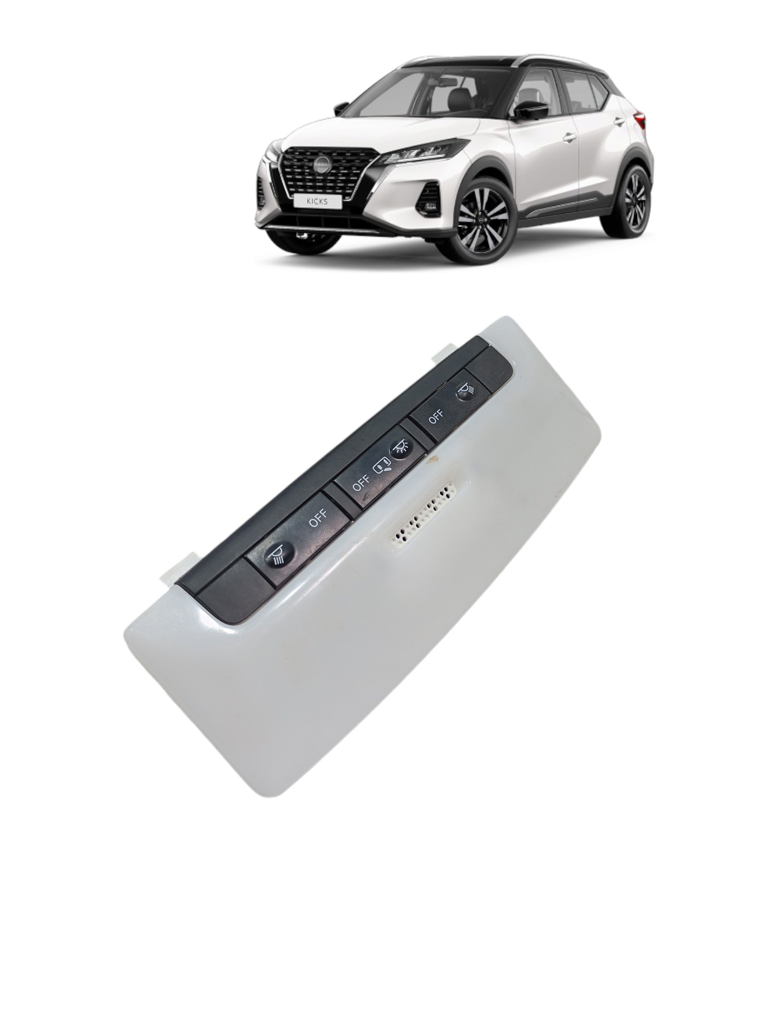 Luz Cortesia Teto Nissan Kicks 2022 Cod 264305ta
