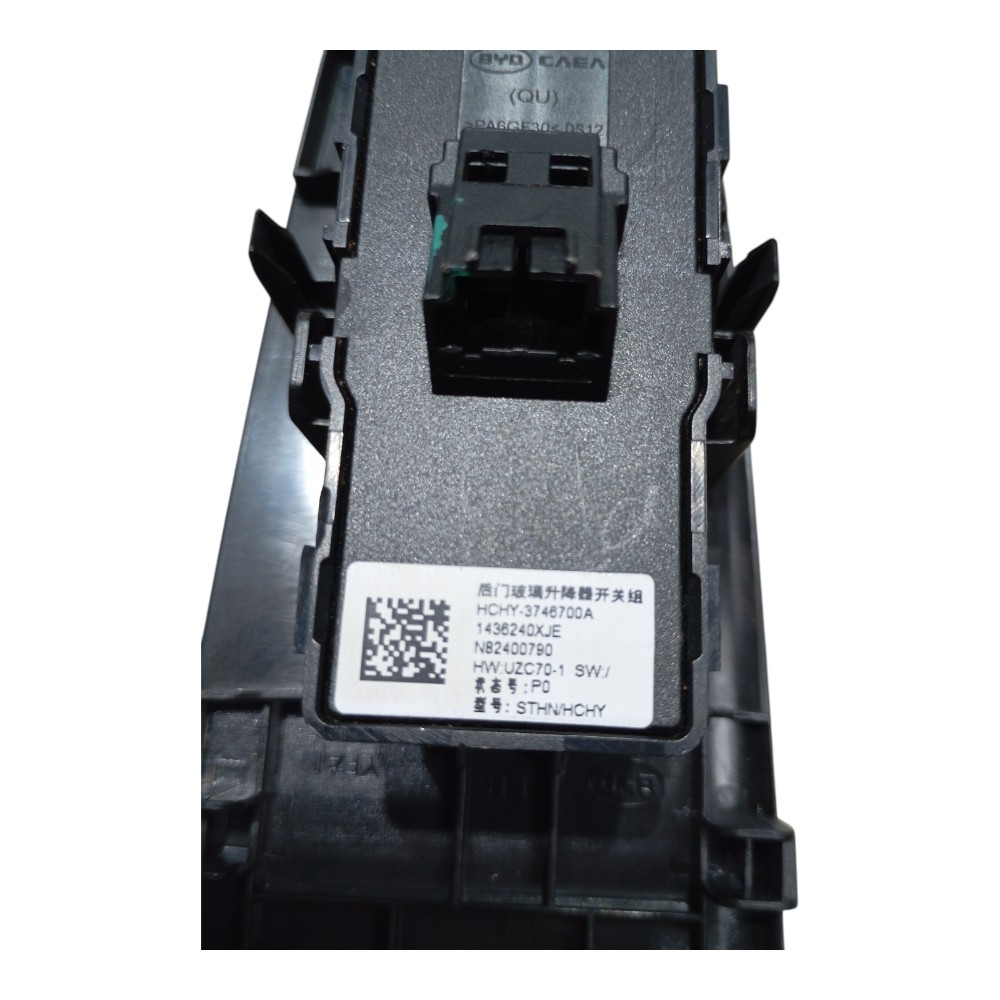 Moldura Botão Vidro Traseiro Direito Byd Han 680ev Gs 2023 3