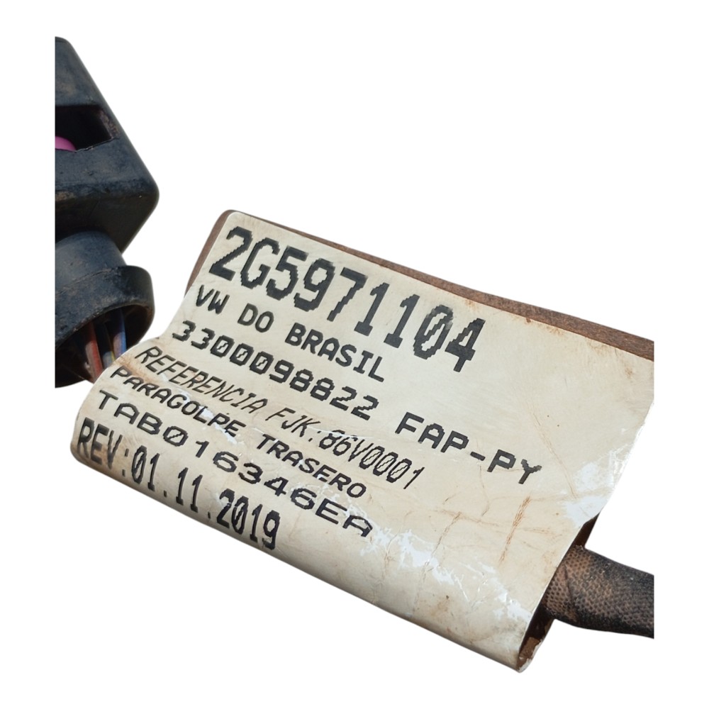 Chicote Sensor Estacionamento Traseiro Volkswagen Nivus 2021 2