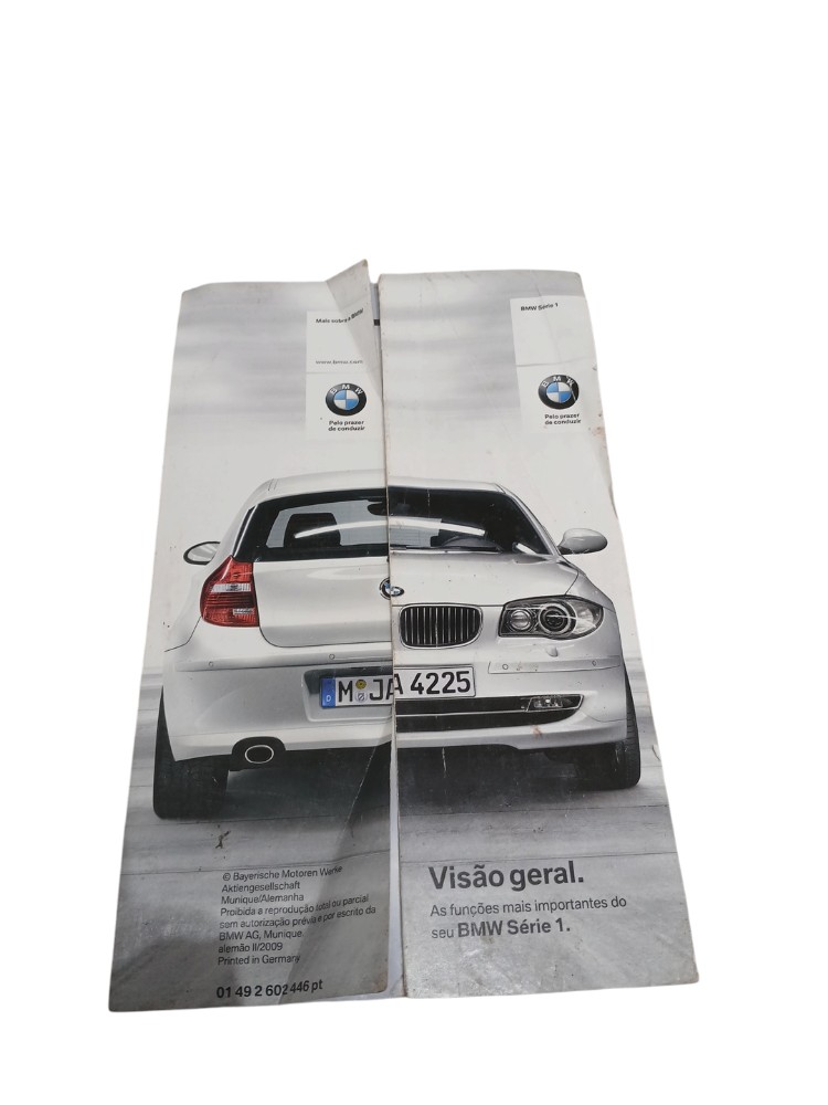 Manual De Instrução Proprietário Bmw 118i 2.0 2009 2010 E87 9