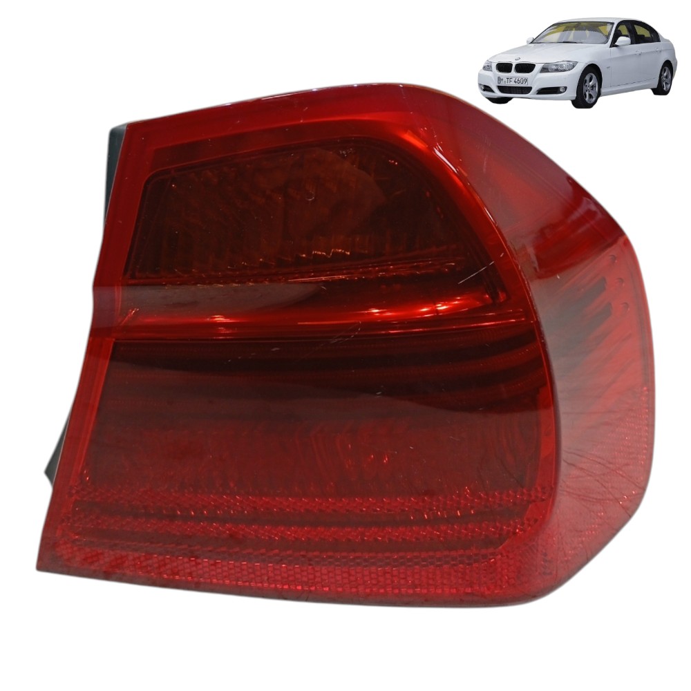 Lanterna Lateral Traseira Direita Bmw 335i 3.0 Turbo 2008 Direito/passageiro Vermelho