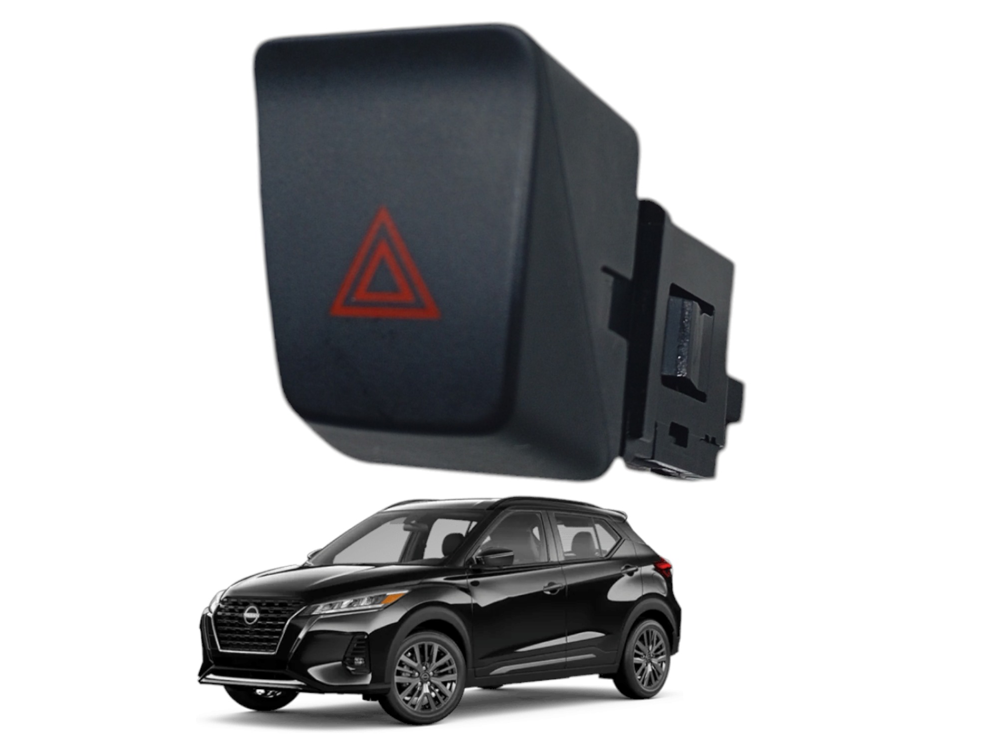 Botão Pisca Alerta Nissan Kicks 1.6 2022 Cod 299125472 Preto