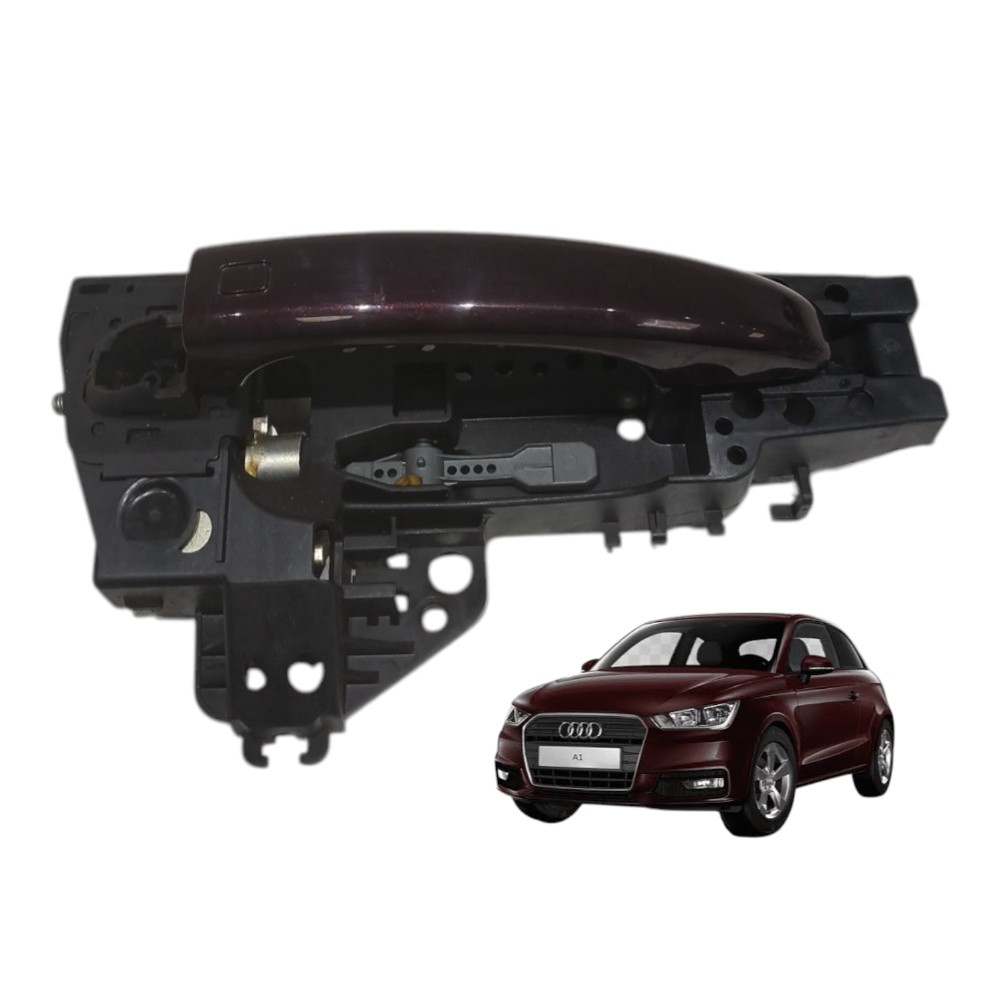 Maçaneta Externa Porta Traseira Direita Audi A1 1.4 2013 Vinho Traseira 1