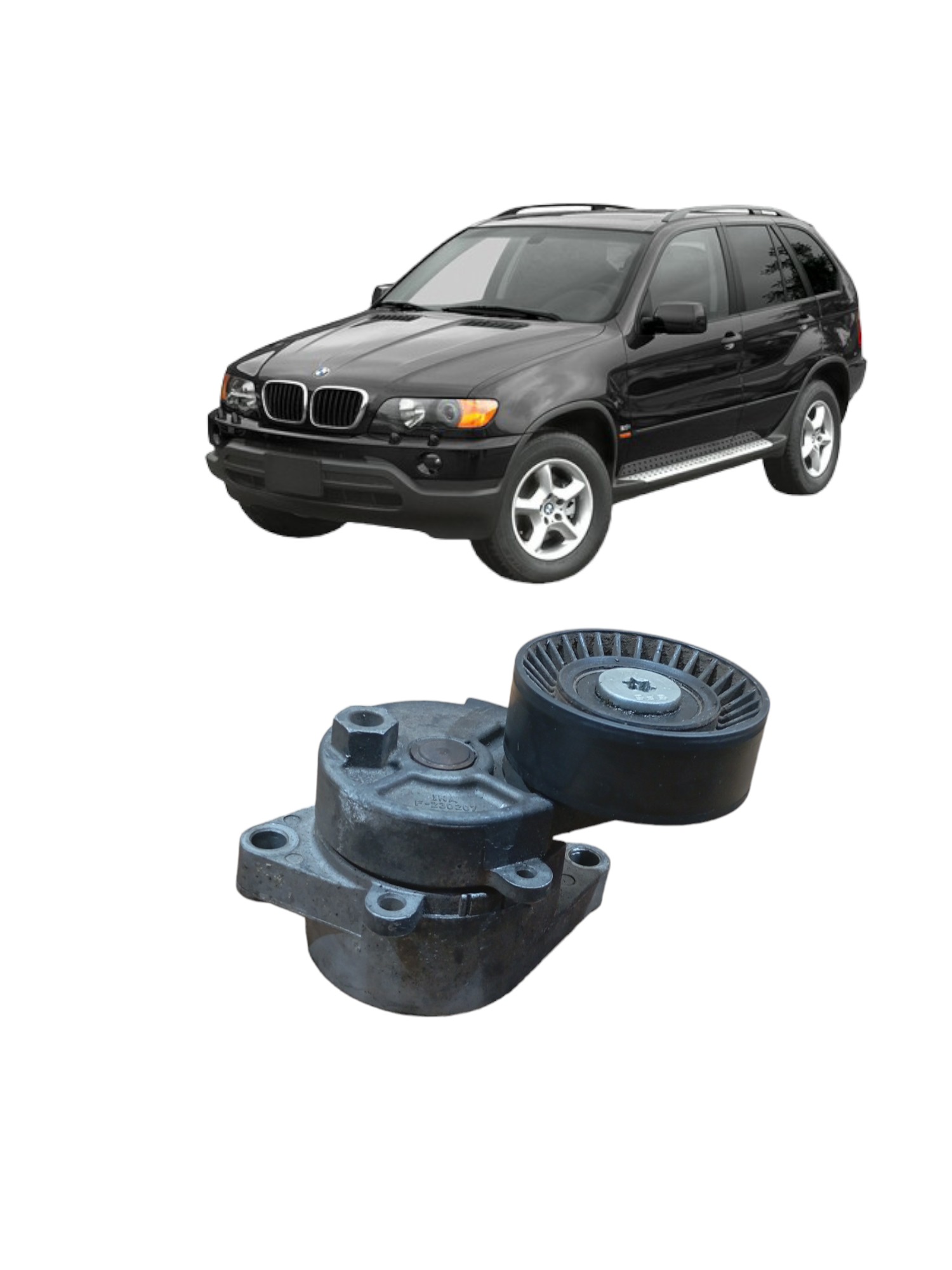 Tensor Da Correia Do Alternador E Polia Bmw X5 2003 1