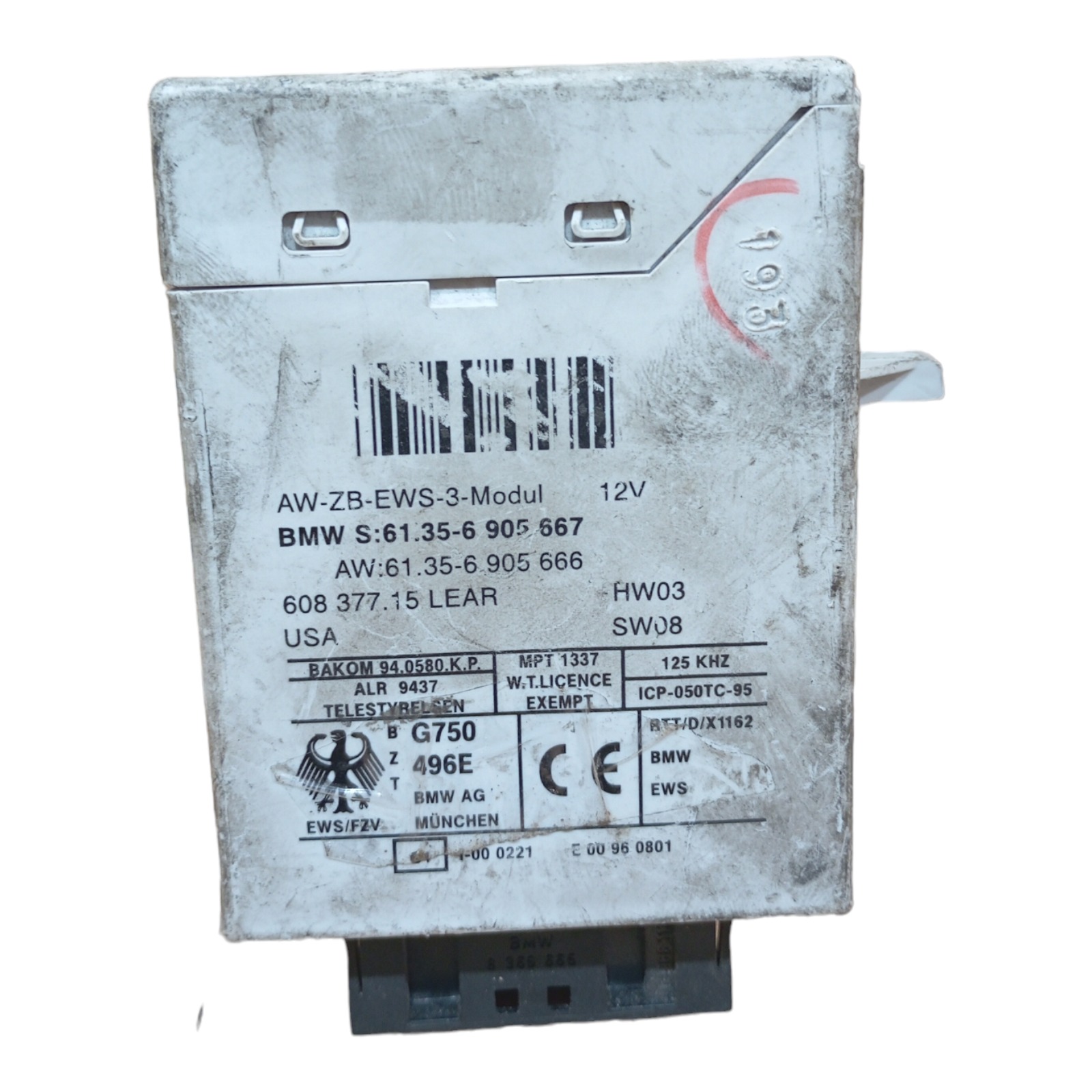 Módulo De Controle Conforto Imobilizador Bmw X5 4.4 V8 2003