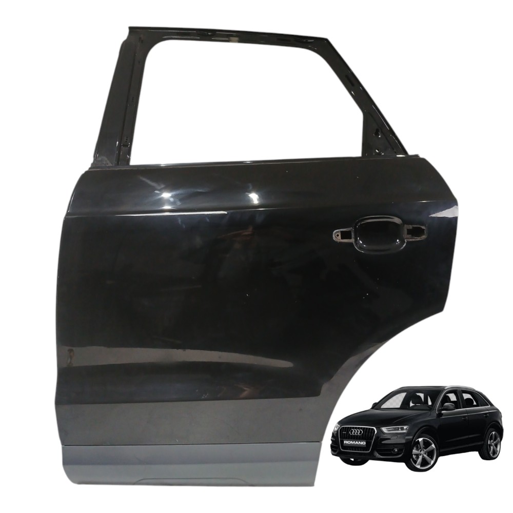 Porta Traseira Esquerda Audi Q3 2.0 Turbo 2013 2014 2015 Traseira Esquerdo Preto