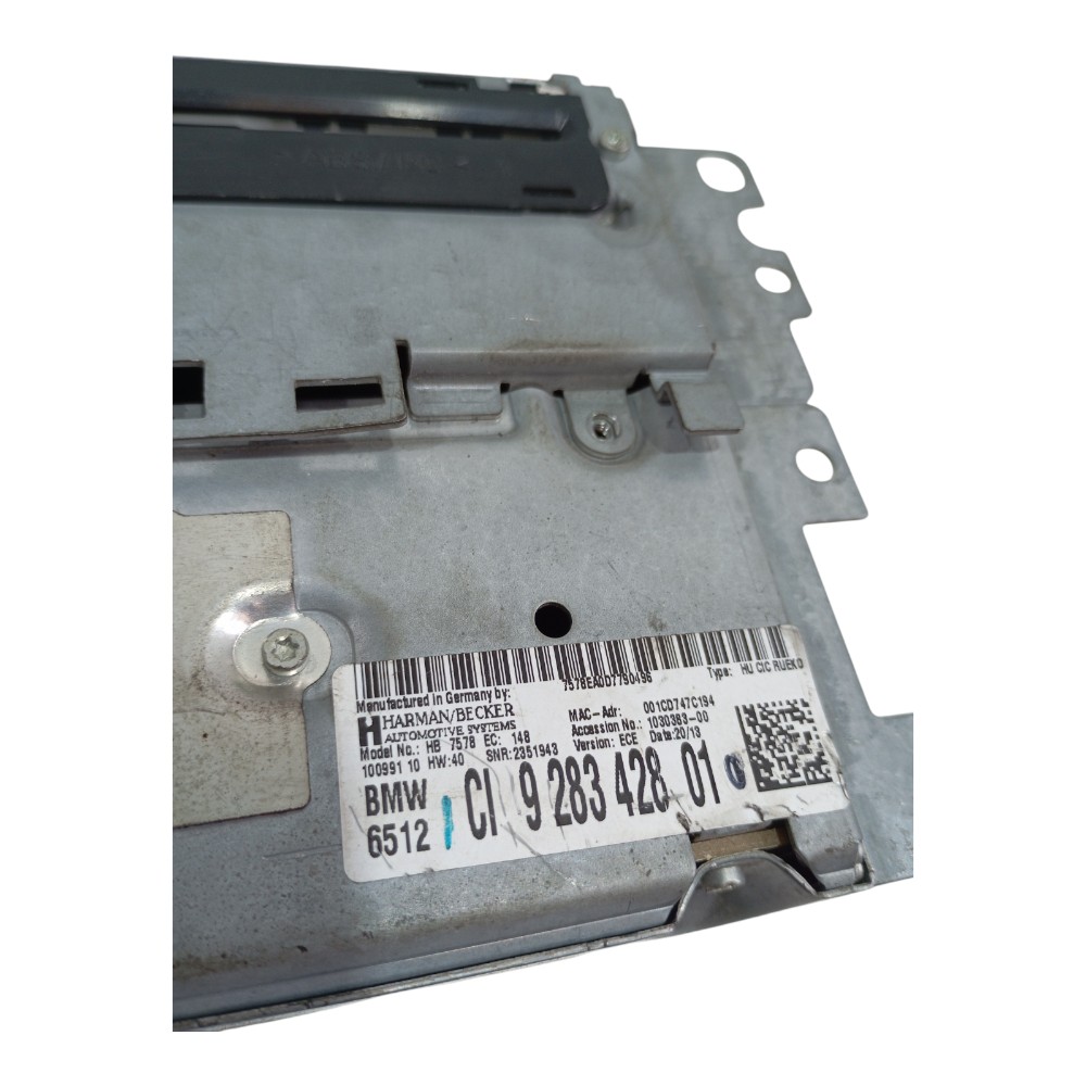 Rádio Som Bmw X1 2.0 2013 2014 2015 E84 Cod 928342801 2