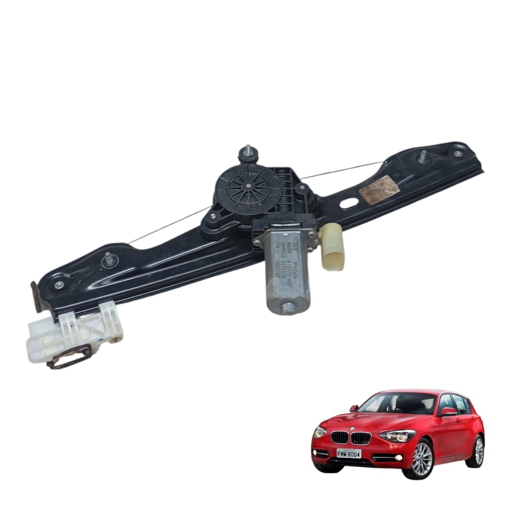 Máquina Vidro Porta Traseiro Esquerdo Bmw 118i 1.6 Turb 2014