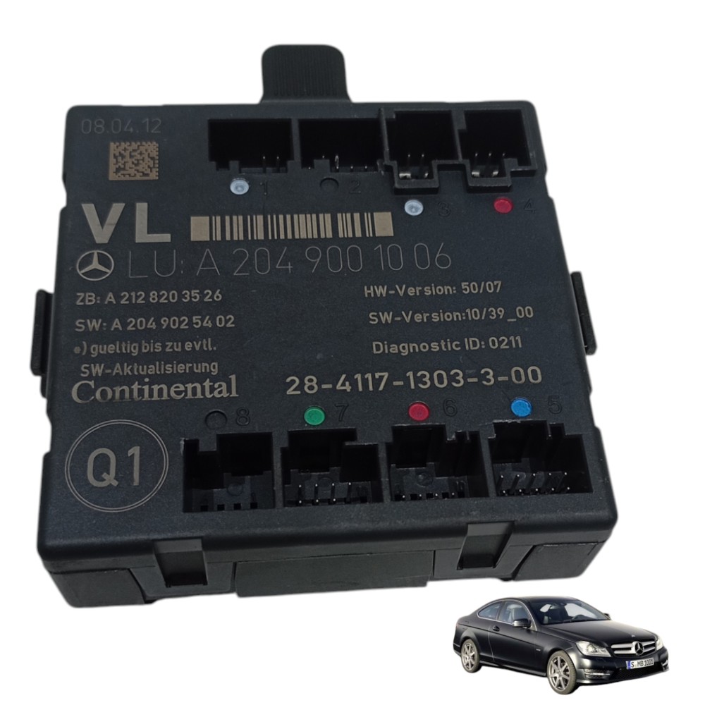 Módulo Eletrônico Dianteiro Esquerdo Mercedes Benz C180 2014