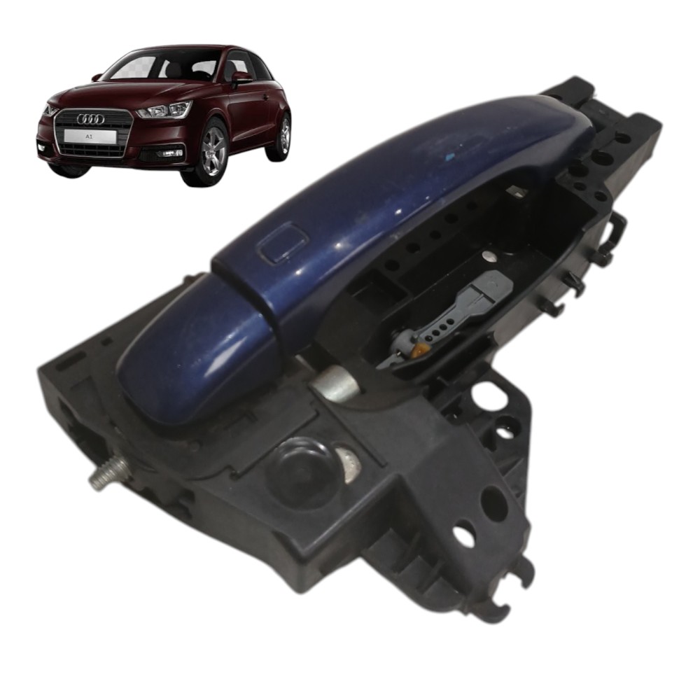 Maçaneta Externa Porta Dianteira Direita Audi A1 1.4 2013 Azul Dianteira 1