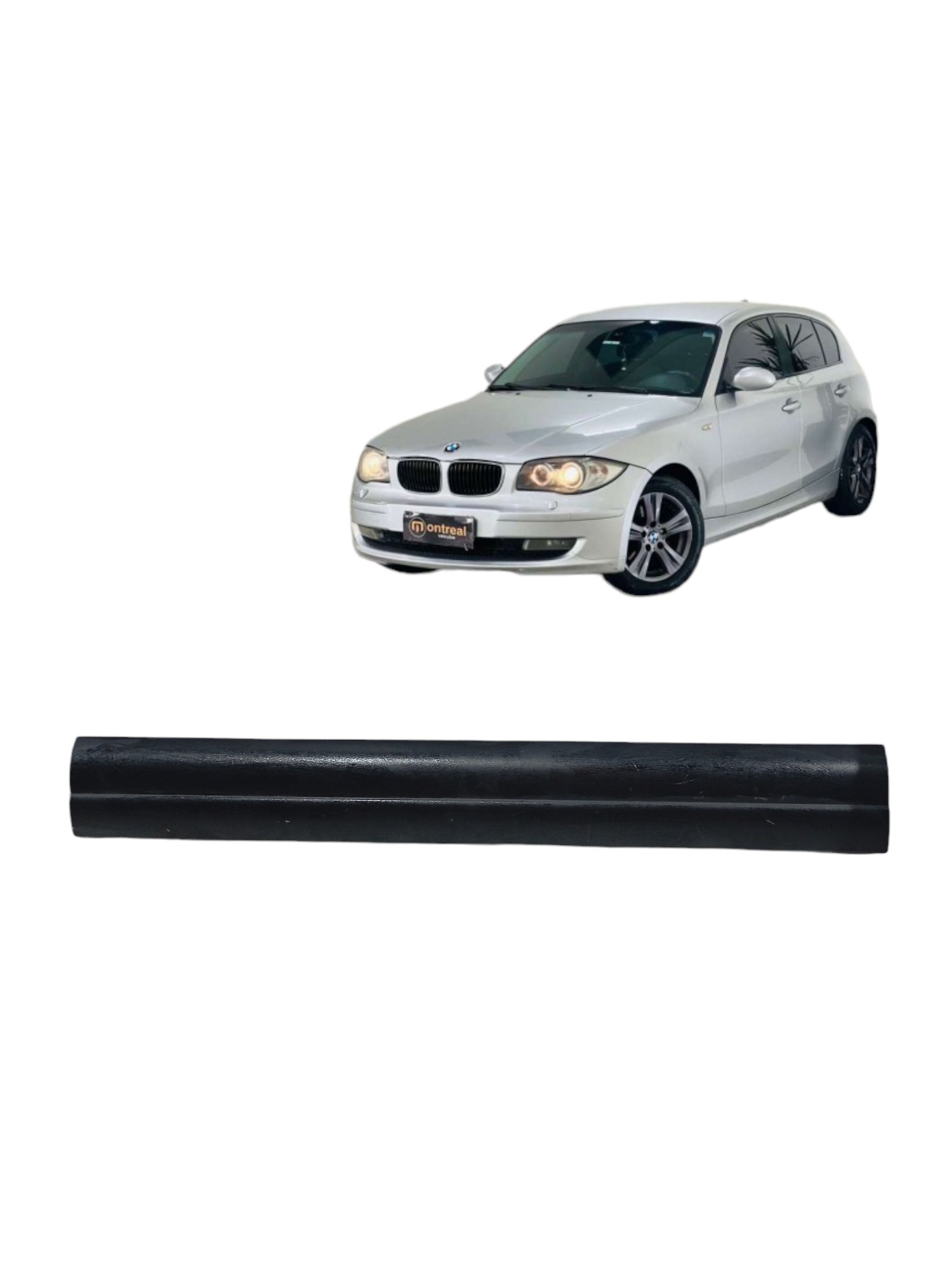 Friso Porta Dianteira Bmw 120i 2.0 2009 2010 Cod 51477066975 Preto
